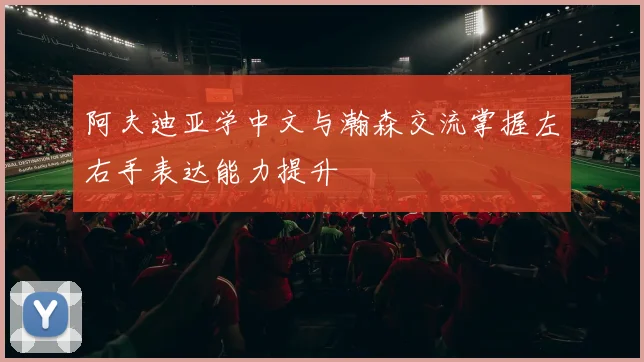 阿夫迪亚学中文与瀚森交流掌握左右手表达能力提升